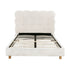 Artiss King Single Bed Frame Cloud Headboard Boucle Fabric Mattress Platform Base White