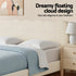 Artiss Queen Bed Frame Cloud Headboard Boucle Fabric Mattress Platform Base White