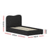 Artiss Bed Frame King Single Size Boucle DARA