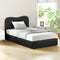 Artiss King Single Bed Frame Black Boucle Upholstered DARA