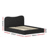 Artiss Bed Frame Queen Size Boucle DARA