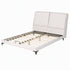 Artiss Queen Size Bed Frame with Adjustable Headboard, PU Leather