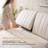 Artiss Queen Size Bed Frame with Adjustable Headboard, PU Leather