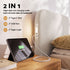 Artiss King Bed Frame with 100cm Bouclé Headboard, USB-C & Night Lights