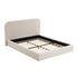 Artiss Queen Bed Frame, 100cm Bouclé Headboard, USB-C Charging & Night Lights