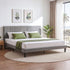 Artiss King Bed Frame with Adjustable Upholstered Headboard, Grey Linen, 300kg