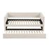 Artiss King Single Daybed with Trundle, Boucle Upholstered Bed Frame Guest Bed