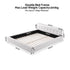 Artiss Double Bed Frame with Charging, LED Lights & Tufted Headboard