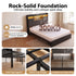 Artiss Queen Bed Frame with Storage Drawers & Headboard, 2 Drawer, USB, LED
