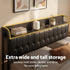 King Bed Frame with Storage Headboard SAA Certified Charging Station
