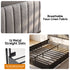 Artiss Queen Bed Frame with Storage, 4 Drawers and Charging Station