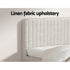 BedStory King Bed Frame with Mattress Set Platform Base Pocket Coil Linen Upholstered