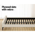 BedStory King Bed Frame with Mattress Set Platform Base Pocket Coil Linen Upholstered