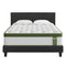 Double Bed Frame Mattress Set Platform Upholstered Hybrid Pocket Coil