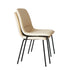 Levede Stackable Dining Chairs Kitchen Beige-1864183283785535488