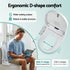 Smart Electric Bidet Toilet Seat Cover D-Shape SIAA Material Certified