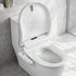 Smart Electric Bidet Toilet Seat Cover D-Shape SIAA Material Certified