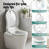 Smart Electric Bidet Toilet Seat Cover D-Shape SIAA Material Certified