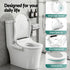 Smart Electric Bidet Toilet Seat LED Display Heated Dryer WaterMark
