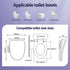 Electric Bidet Toilet Seat Cover Heated Warm Water Dryer LED Night Light