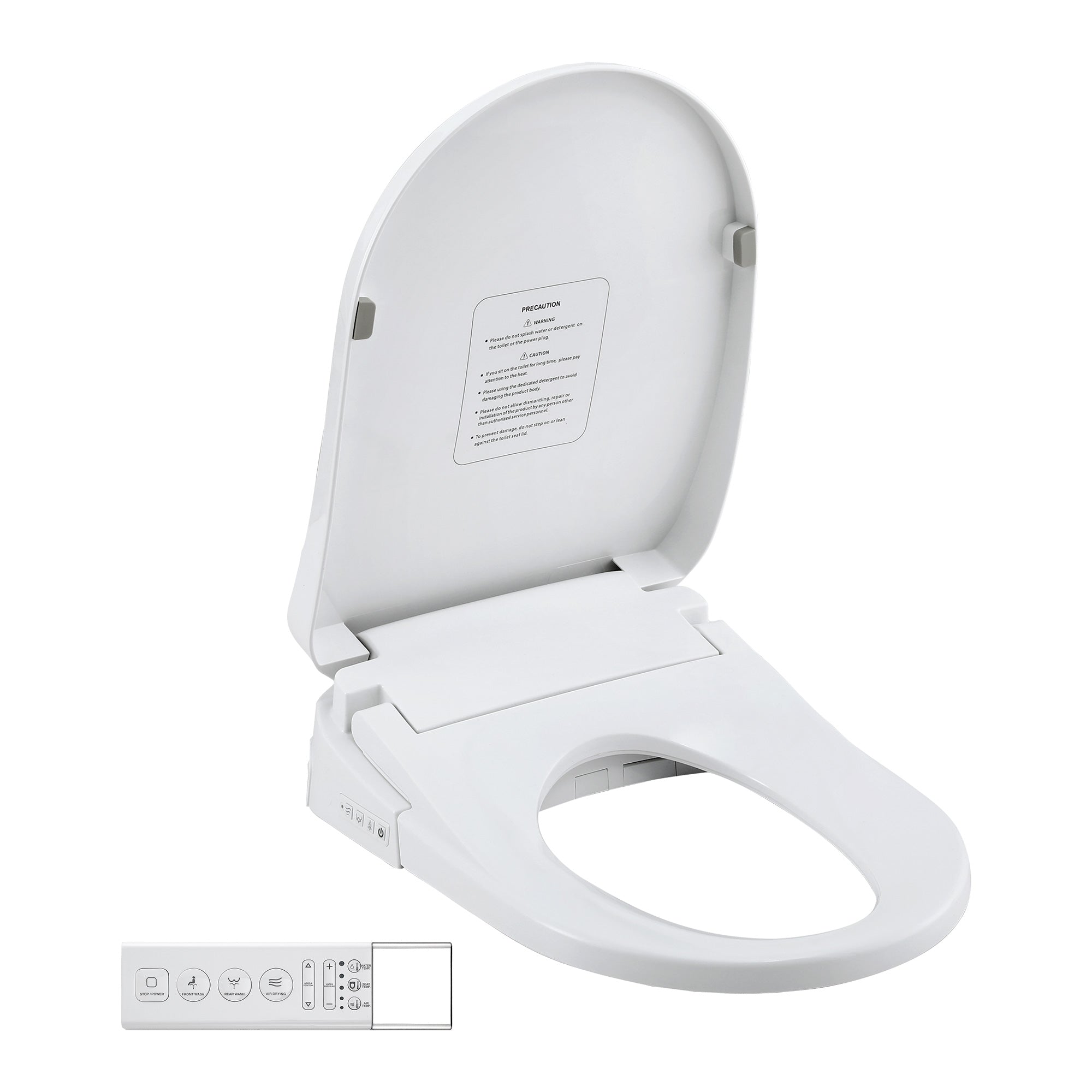Smart Electric Bidet Toilet Seat Wireless Remote Heated Dryer Auto Wash