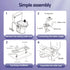 Smart Electric Bidet Toilet Seat Wireless Remote Heated Dryer Auto Wash