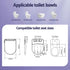 Electric Bidet Toilet Seat Washing Without Power Heated D-Shape Air Dryer