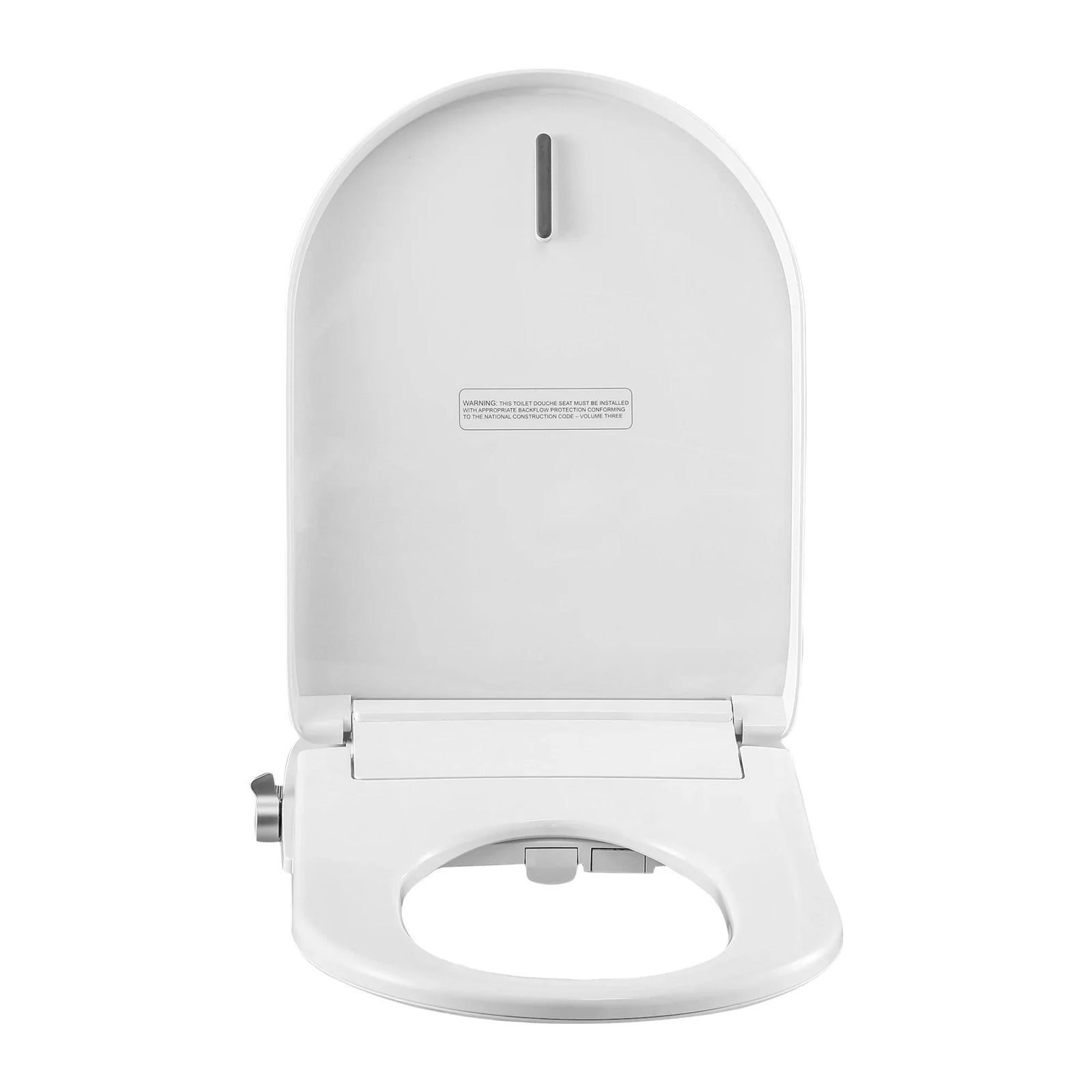 Electric Bidet Toilet Seat Washing Without Power Heated D-Shape Air Dryer