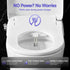 Electric Bidet Toilet Seat Washing Without Power Heated D-Shape Air Dryer