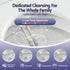 Electric Bidet Toilet Seat Washing Without Power Heated D-Shape Air Dryer