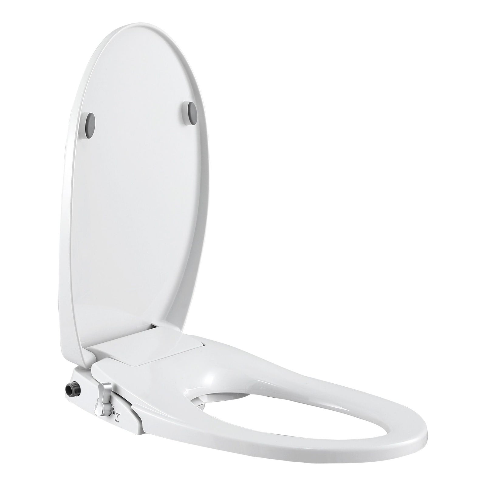 Non Electric Bidet Toilet Seat O-Shape Dual Nozzle Soft Close WaterMark DIY