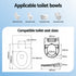 Non Electric Bidet Toilet Seat D-Shape Dual Nozzle Soft Close WaterMark DIY