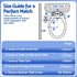 Ultra‑Slim Bidet Attachment – Detachable Body, Dual Wash Modes, White