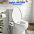 Ultra‑Slim Bidet Attachment – Detachable Body, Dual Wash Modes, White
