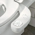 Ultra‑Slim Bidet Attachment – Detachable Body, Dual Wash Modes, White