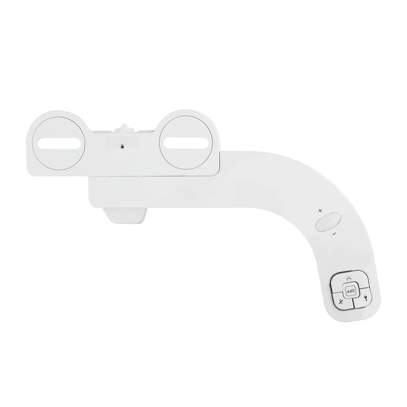 Ultra‑Slim Bidet Attachment – Detachable Body, Dual Wash Modes, White