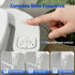 Ultra‑Slim Bidet Attachment – Detachable Body, Dual Wash Modes, White