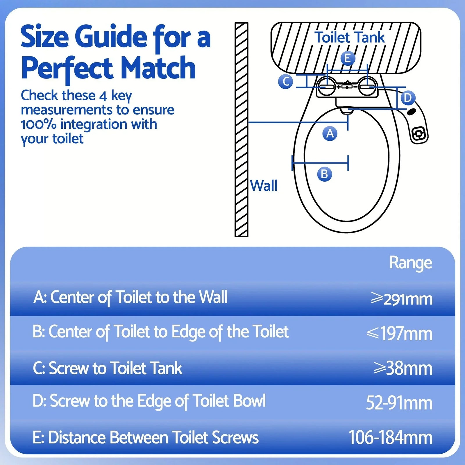 Ultra‑Slim Bidet Attachment – Detachable Body, Dual Wash Modes, White