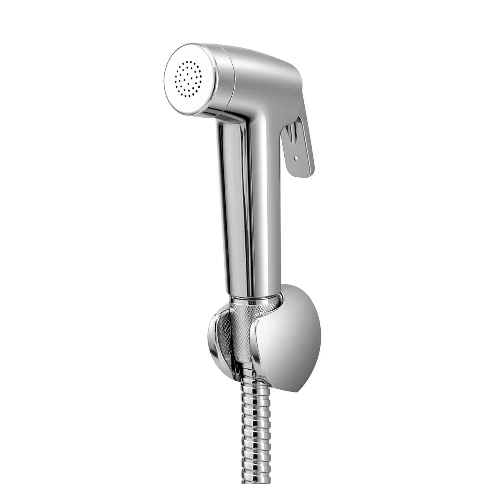 Handheld Bidet Sprayer – ABS Head, 1.5m Steel Hose, G1/2 Valve, Silver