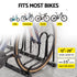 Weisshorn 3 Bike Floor Stand Rack Fits 20"-29" MTB Tires for Garage Storage