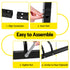 Weisshorn 3 Bike Floor Stand Rack Fits 20"-29" MTB Tires for Garage Storage