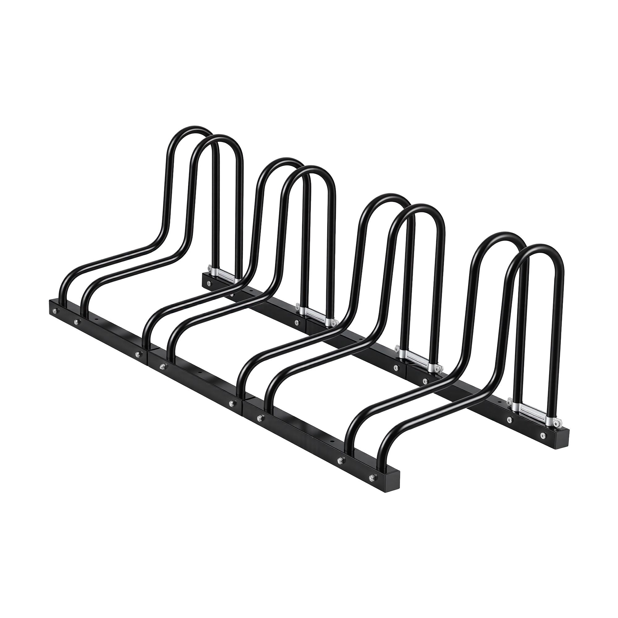 Weisshorn 4 Bike Floor Stand Rack Fits 20"-29" MTB Tires for Garage Storage