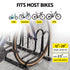 Weisshorn 4 Bike Floor Stand Rack Fits 20"-29" MTB Tires for Garage Storage