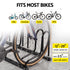 Weisshorn 5 Bike Floor Stand Rack Fits 20"-29" MTB Tires for Garage Storage