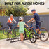 Weisshorn 5 Bike Floor Stand Rack Fits 20"-29" MTB Tires for Garage Storage