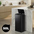 Oikiture 50L Motion Sensor Bin Automatic Rubbish Trash Can Black