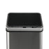Oikiture Automatic Motion Sensor Bin 50L Silver