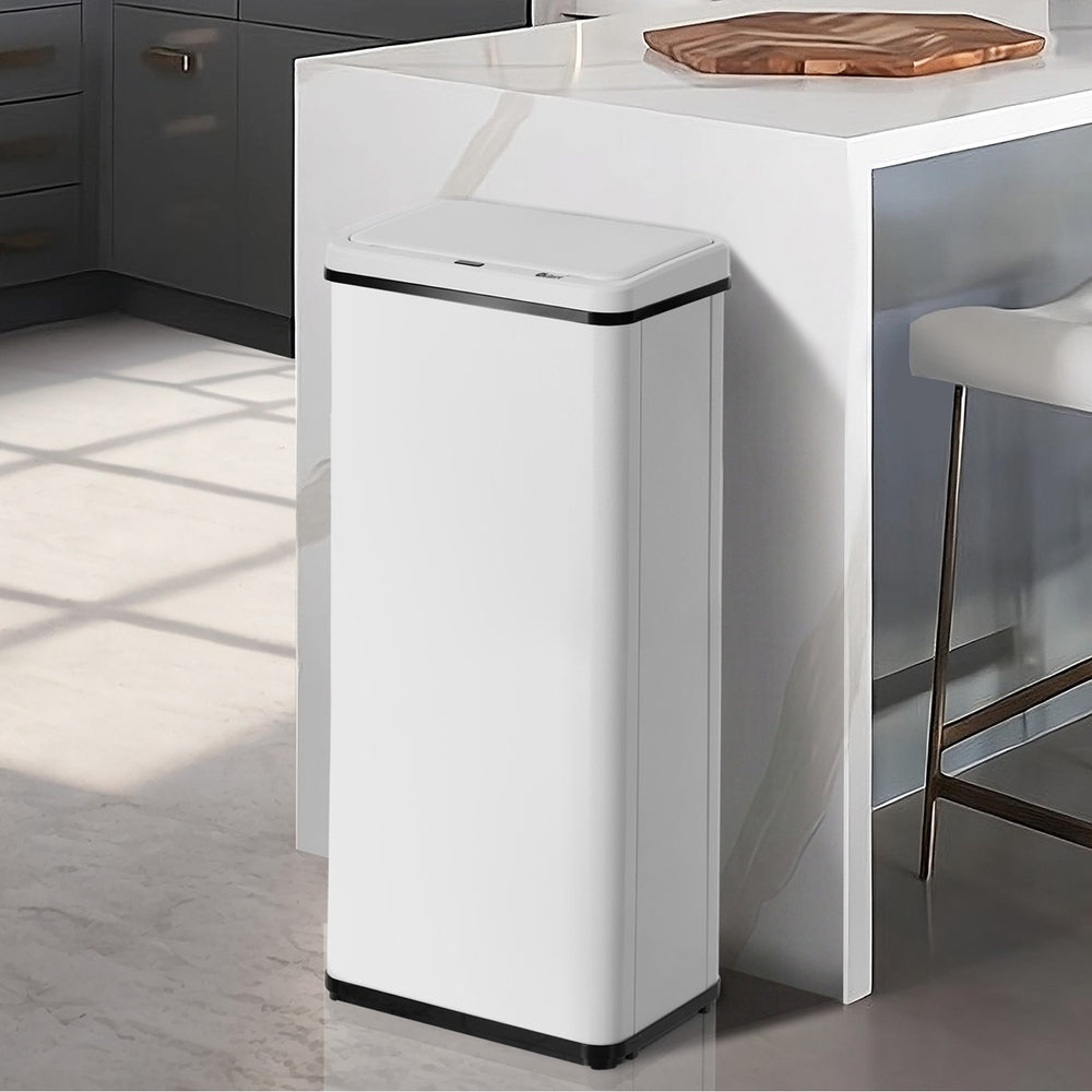 60L Motion Sensor Bin Automatic Rubbish Bin Kitchen White