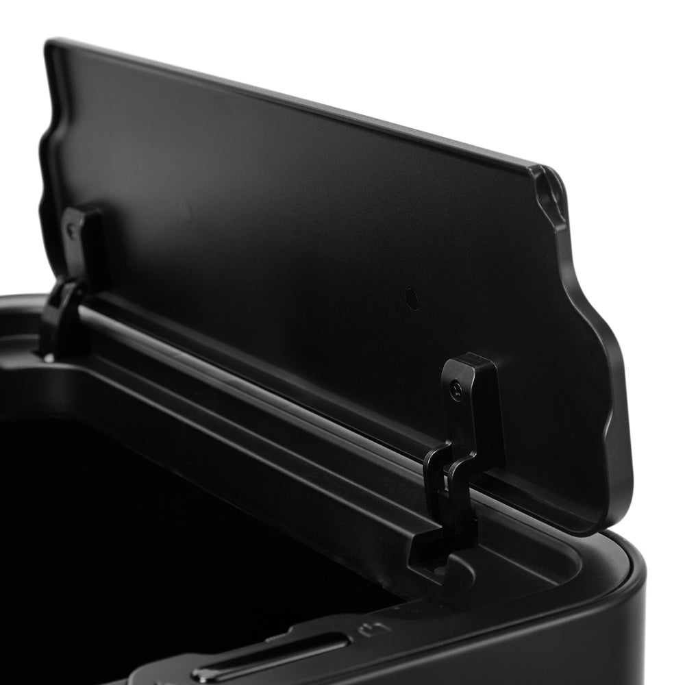 75L Motion Sensor Bin Stainless Steel Automatic Black