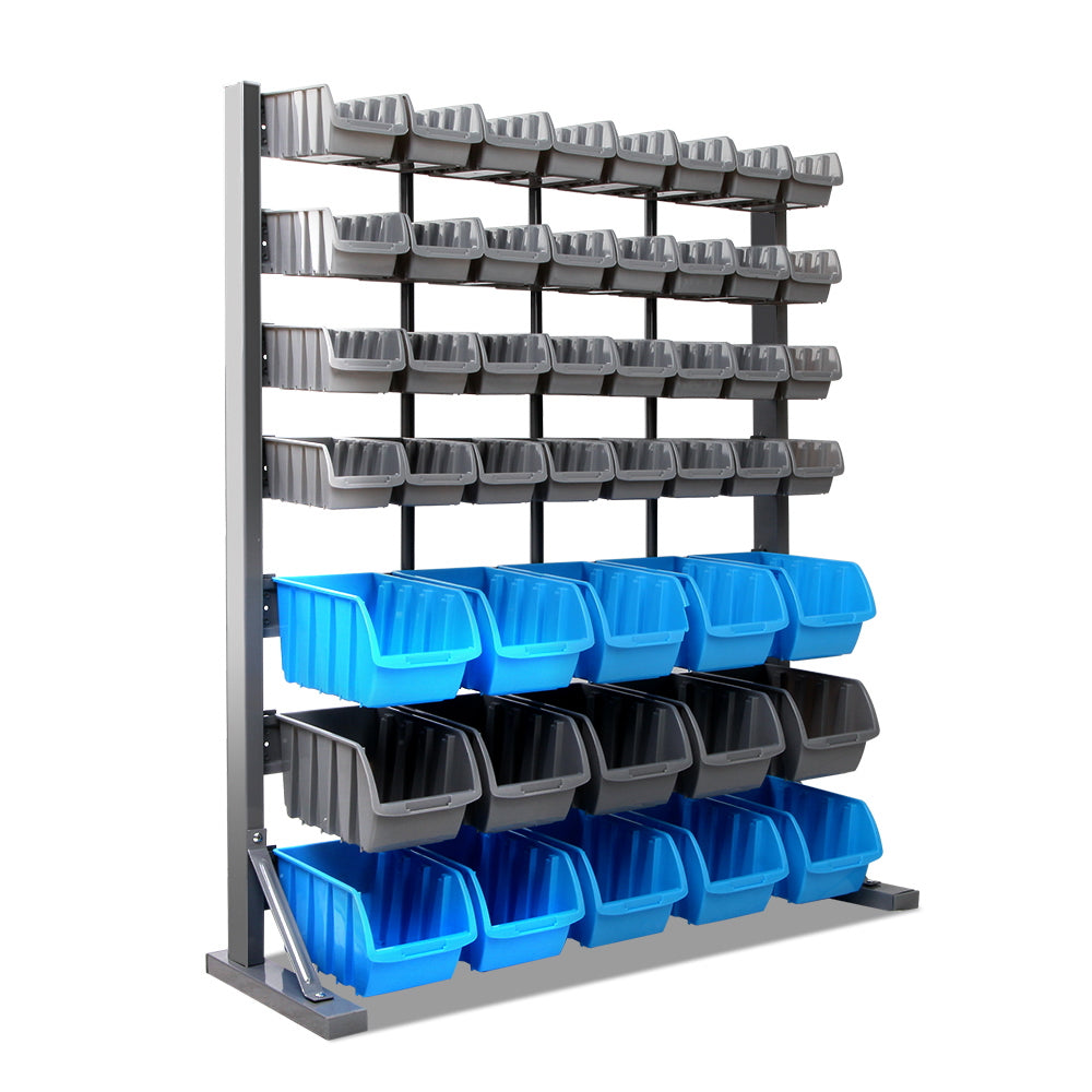 Giantz 47 Storage Bin Rack Free Stand Steel Stand